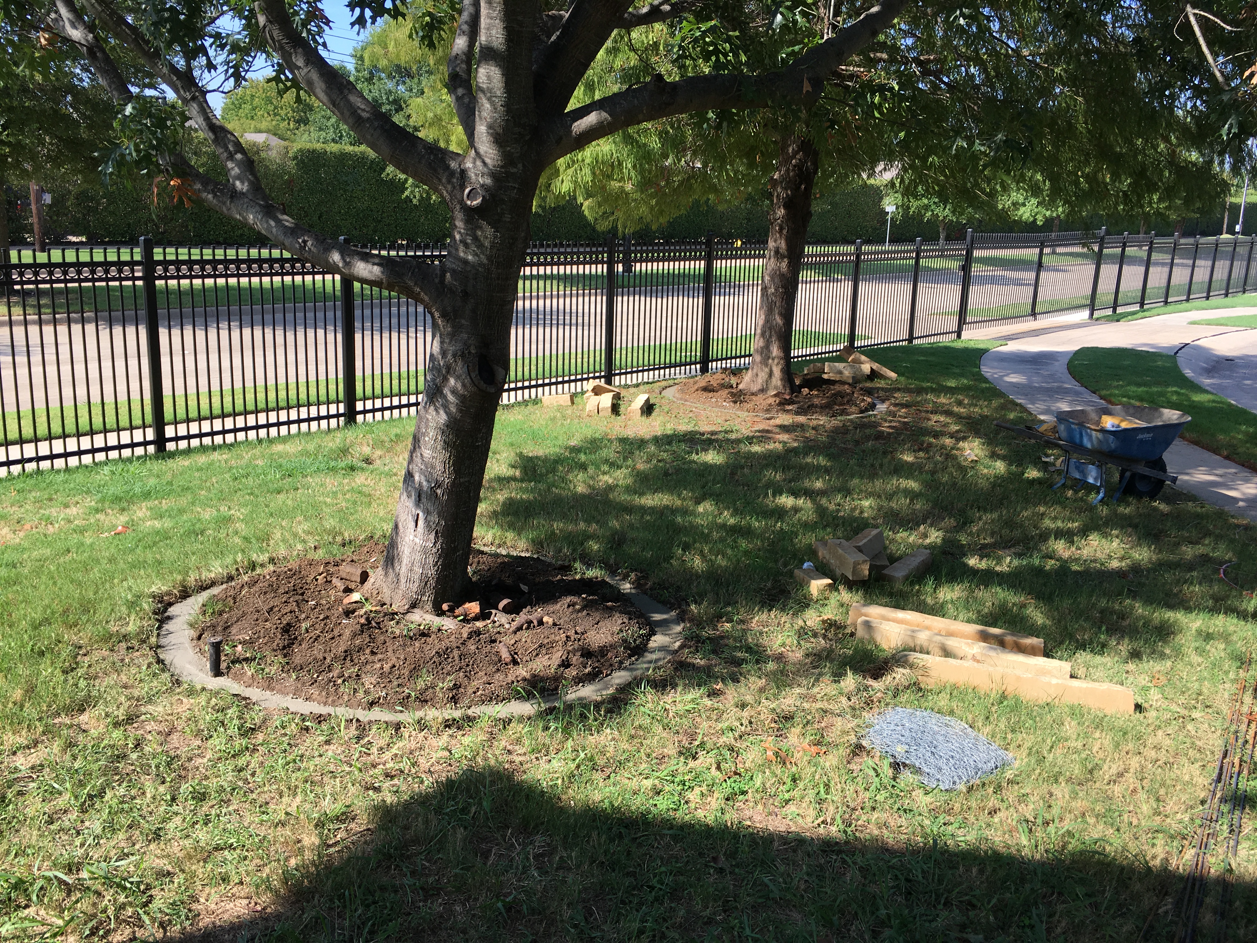 Landscaping project