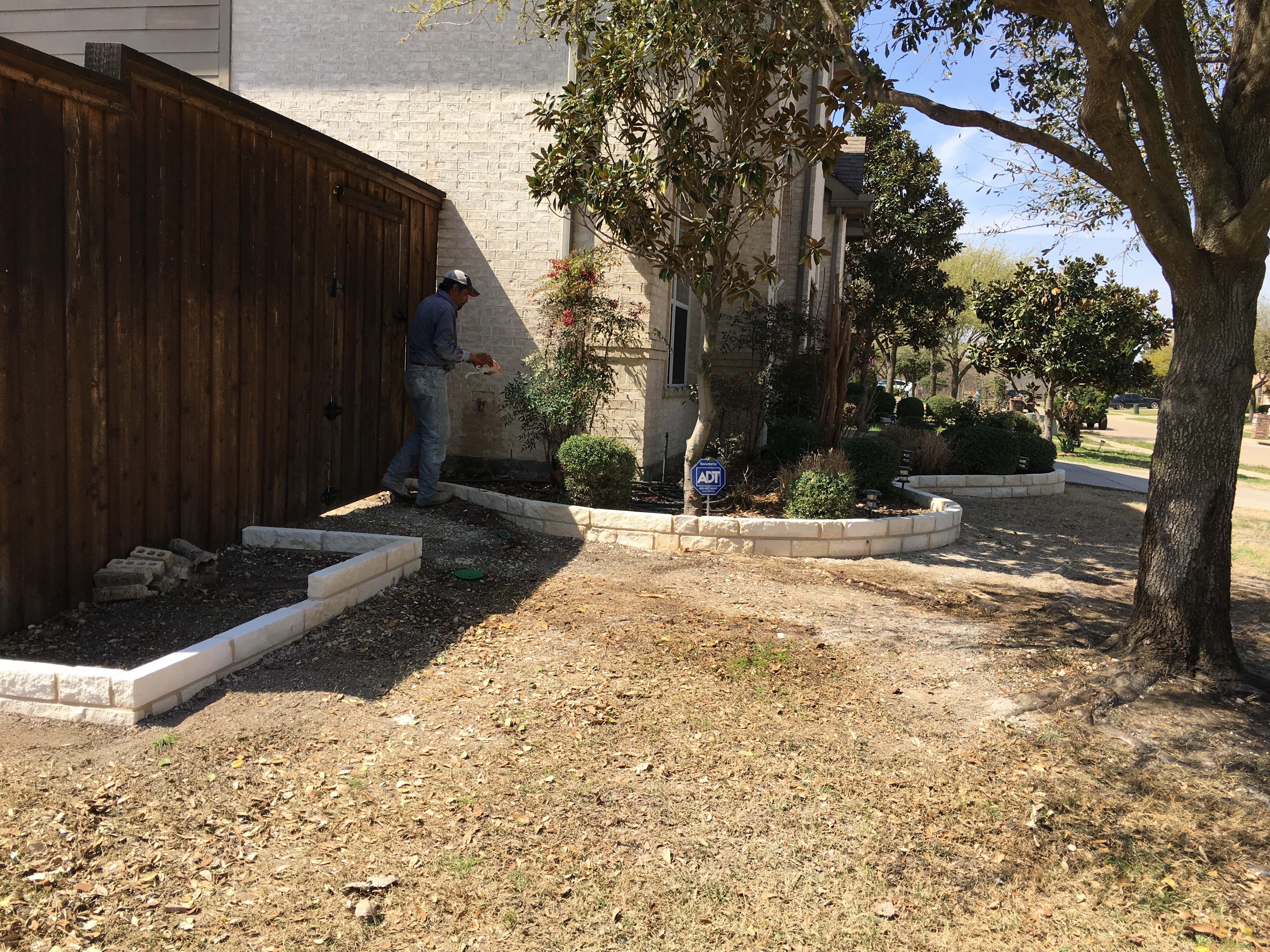 Landscaping project